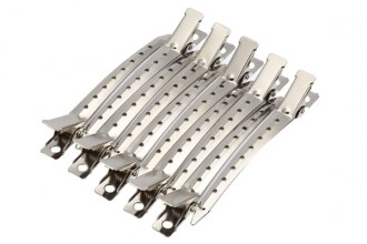 Clip plastic Silver, 81mm (12psc)
