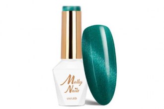 MollyLac Gel Polish Cat Eye Seduction Nr.242  Allure Green (8g)