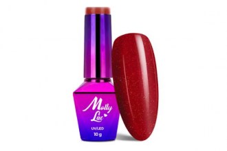 MollyLac Gel Polish Nr.40 Elite Women Russian Glitter (10g)