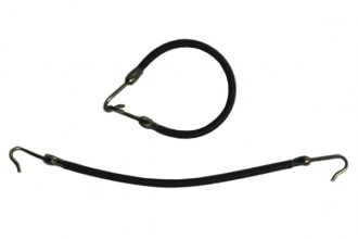 Rubber Bands With Hooks, Brown (2pcs)